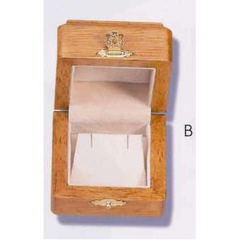 Lincoln Natural Wood Earring Box
