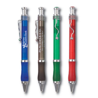 Royal Squiggle Clip Click Pen (Closeout Colors)