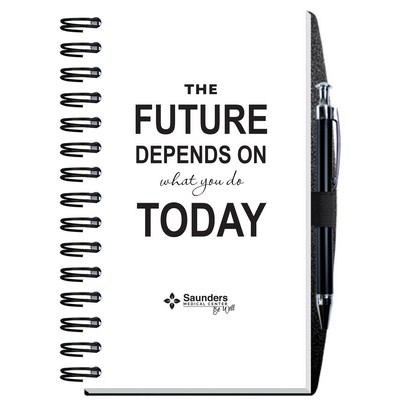 Time Managers Calendar w/Pen Safe Back Cover & Pen (5" x 8")