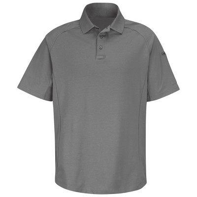 Horace Small® - New Dimension® Short Sleeve Unisex Gray Polo Shirt