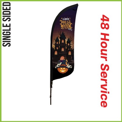 7' Feather Flag - Single Sided Print Only - X-Small - Made in the USA