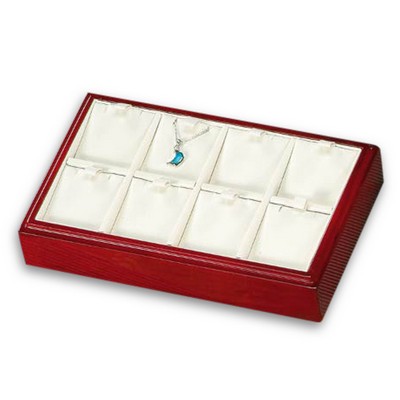 8 Pendant Tray w/Cherrywood Border