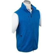 Bobby Jones Men's Heathered Full-Zip Sweater Vest