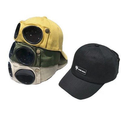 Vintage Pilot Sunglasses Baseball Cap