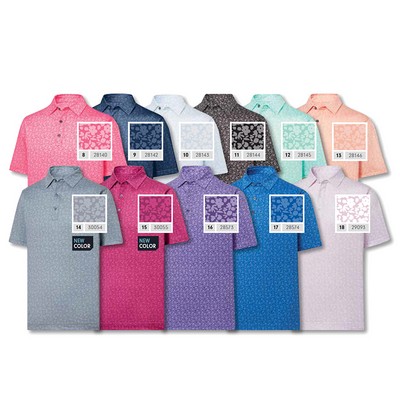 FootJoy® Painted Floral Lisle - Self Collar