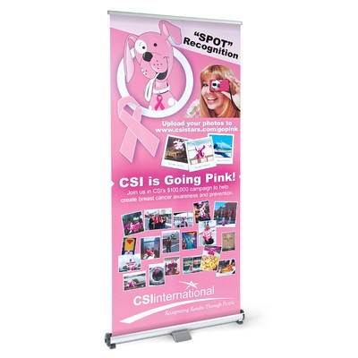 33" x 82" Magnetic Retractable Banner Kit