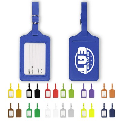 PU Leather Luggage Tags