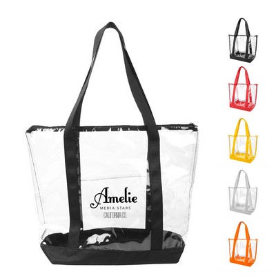 Transparent Stadium Tote Bag