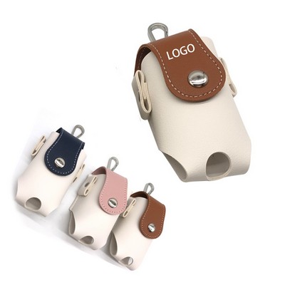 Pu Leather Golf Ball Storage Bag