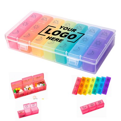 Weekly 3-Times-a-Day Pill Organizer