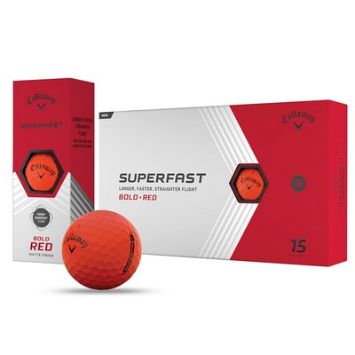 Callaway® Super Fast Bold Red Golf Balls - 15 Ball Pack