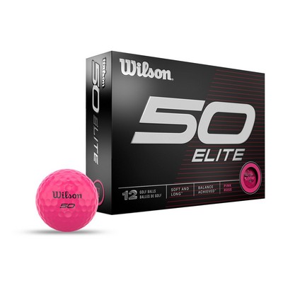 Wilson® Staff 50 Elite Pink Golf Balls