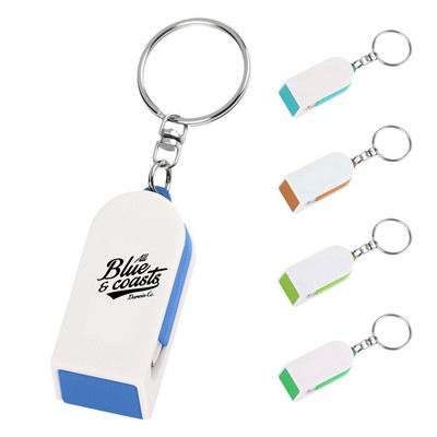 Screen Cleaner Keychain with Phone Stand
