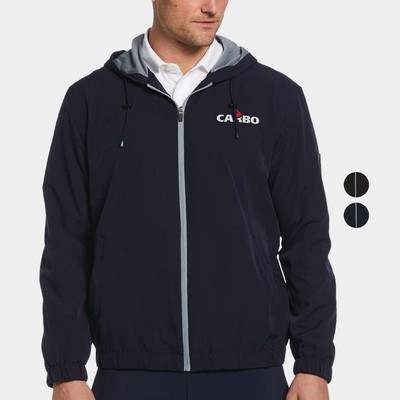 PERRY ELLIS® Water Repellent Men's Full Zip Jacket with Custom Logo