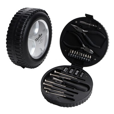 24 Pieces Tire Shape Automotive Tools Set