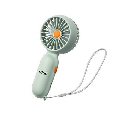 Portable Handheld Mini Fan W/ Lanyard