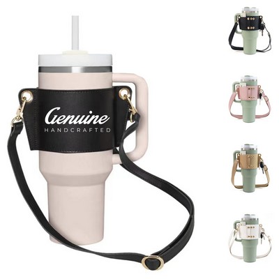 PU Leather Bottle Holder