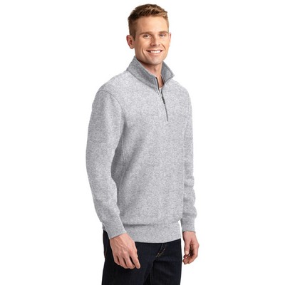 Sport-Tek Super Heavyweight 1/4-Zip Pullover Sweatshirt.