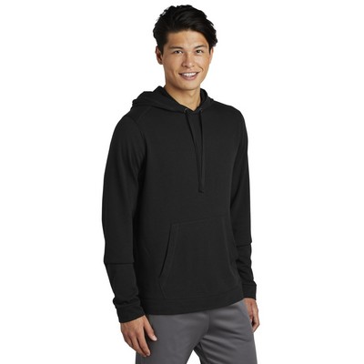 Sport-Tek PosiCharge Tri-Blend Wicking Fleece Hooded Pullover.