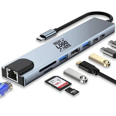 8-in-1 USB-C Multiport Hub Adapter