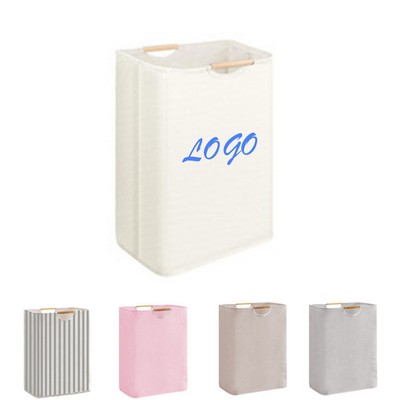 Folding Household Laundry Basket, Large Moisture-Proof and Waterproof Storage Bin, High-Capacity Clo