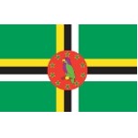 3'x5' Dominica U.N. Nylon Outdoor Flag - Style C