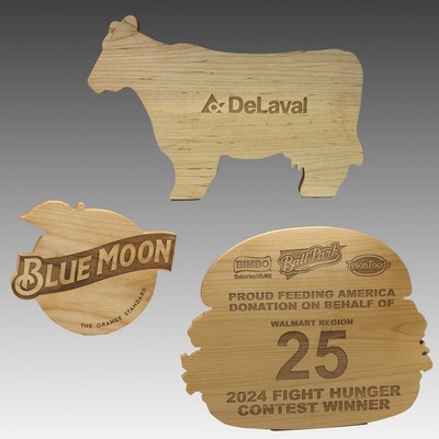6" x 8" - Hardwood Cutting Boards - Custom Shapes