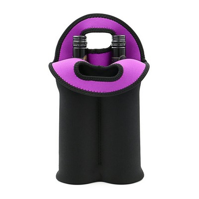 Promotek iBank® 2-Bottle Neoprene Wine Tote