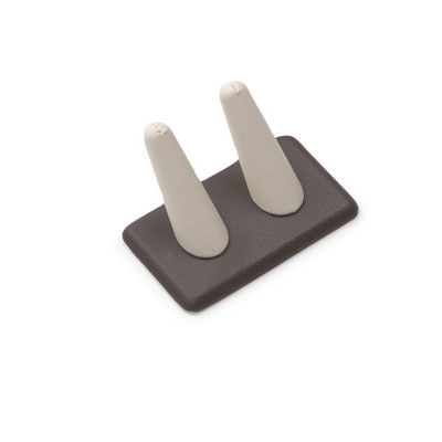 Leatherette 2 Ring Finger Stand