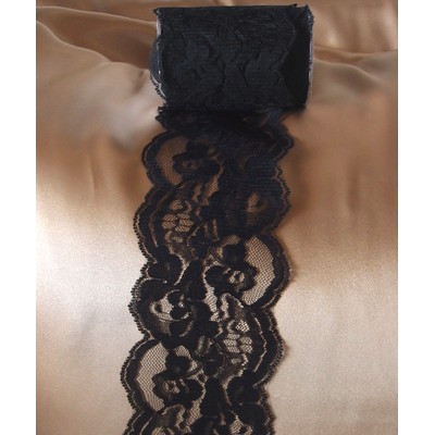 Medium Black Lace Ribbon