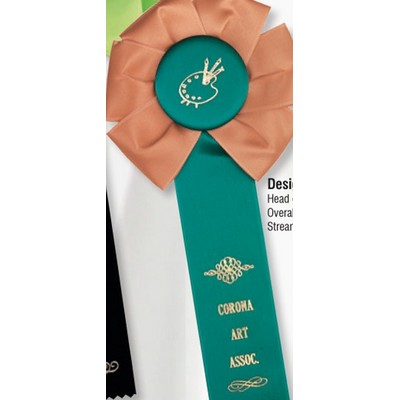 Custom Rosette - overall length 13"
