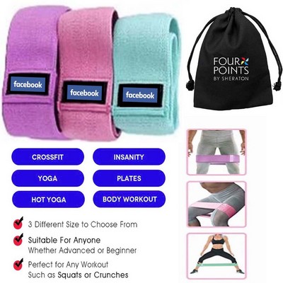 Promotek iBank® Booty Resistance Workout Hip Exercise Bands