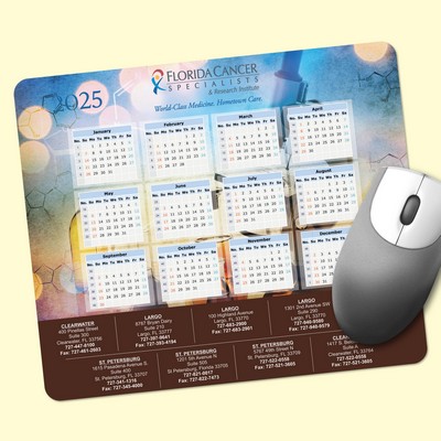 Peel&Place® 8"x9.5"x.015" Ultra-Thin Calendar Mouse Pad