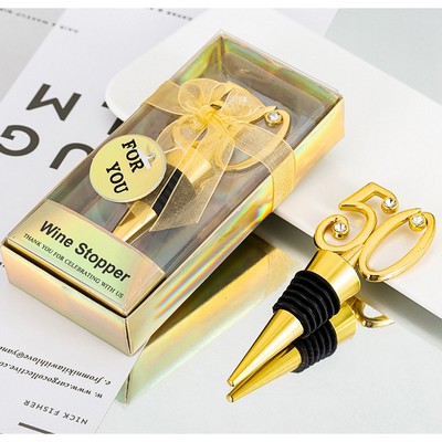 50th Anniversary Wine Stopper Gifts
