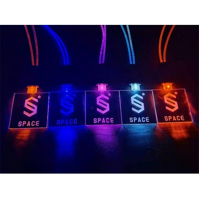 Luminous tags,led hang card,bar working card