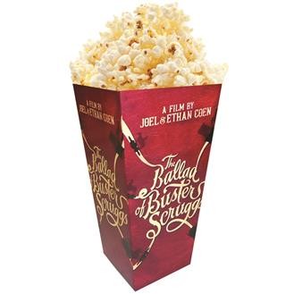 46 Oz. Medium Straight Edge Scoop Popcorn Box Full Color