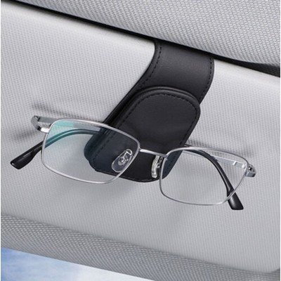 Magnetic Leather Sunglass Holder