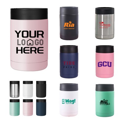 12 oz Vacuum Insulated Stainless Steel Tumbler + Can Cooler