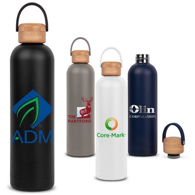 Allegra Bottle With Bamboo Lid 25oz. (Factory Direct - 10-12 Weeks Ocean)