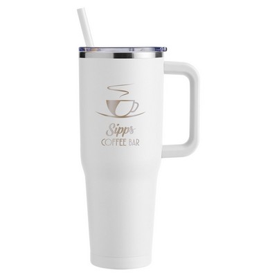 40oz Vacuum Insulated Stainless Steel Travel Tumbler