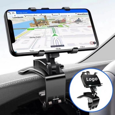 Universal Mobile Phone Holder Clip On Dashboard in Car Mount Stand Cradle