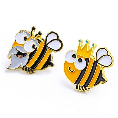 1.5" Glad Plate Soft Enamel Pins