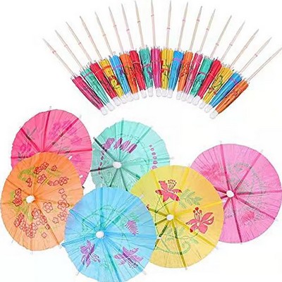 Mini Umbrella Cocktail Picks