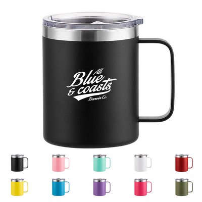 12oz Stainless Steel Insulated Mug with Handle