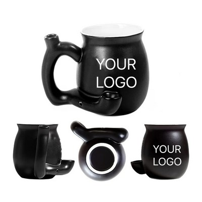 12oz Ceramic pipe cup