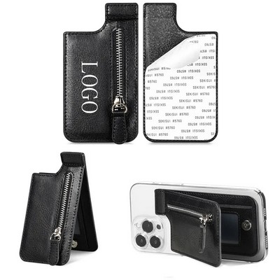 Mobile Phone Wallet Leather Card Holder