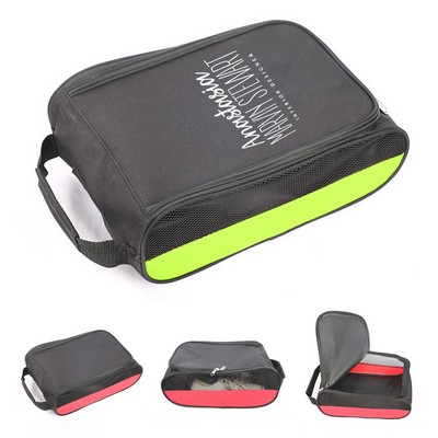 Dustproof Zipper Golf Shoe Bag