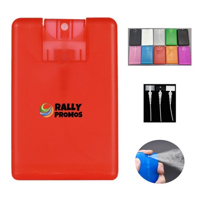 Compact Card-Sized Hand-Sanitizing Spray