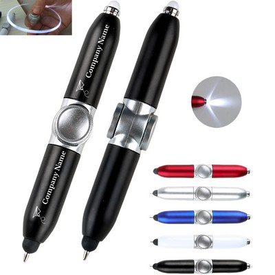 Plastic Fidget Spinning Pen with LED Light