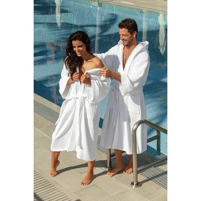 Hooded Velour Bathrobe